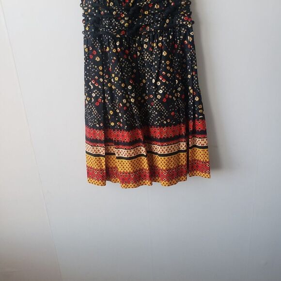 Rachel Roy Women printed Fit & Flare sleeveless Dress size 4 - Picture 4 of 7